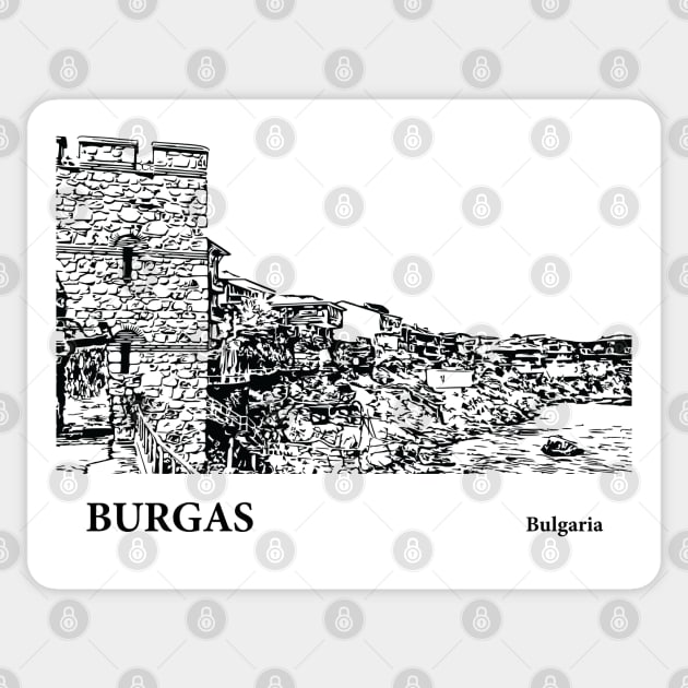 Burgas Bulgaria Sticker by Lakeric